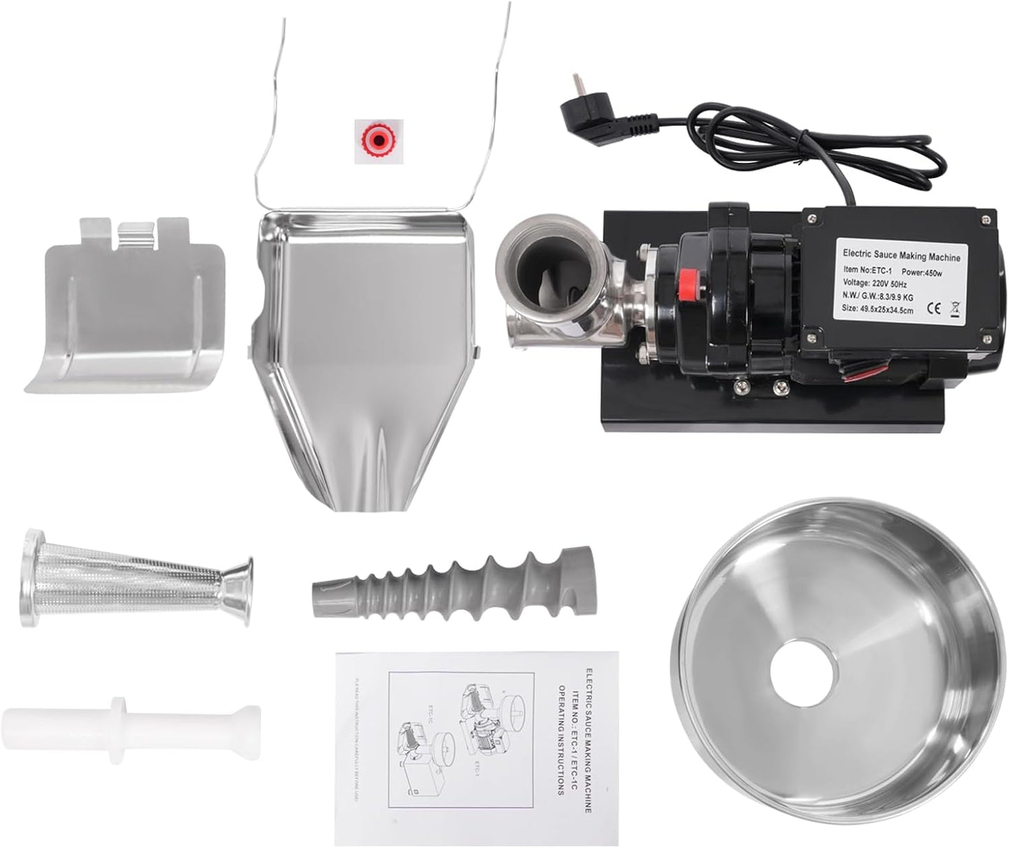 Presse à tomates électrique عصّارة طماطم كهربائية 450 واط