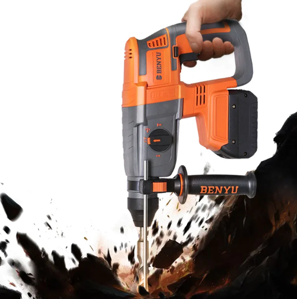 مثقاب مطرقي لاسلكي 26مم 3*1