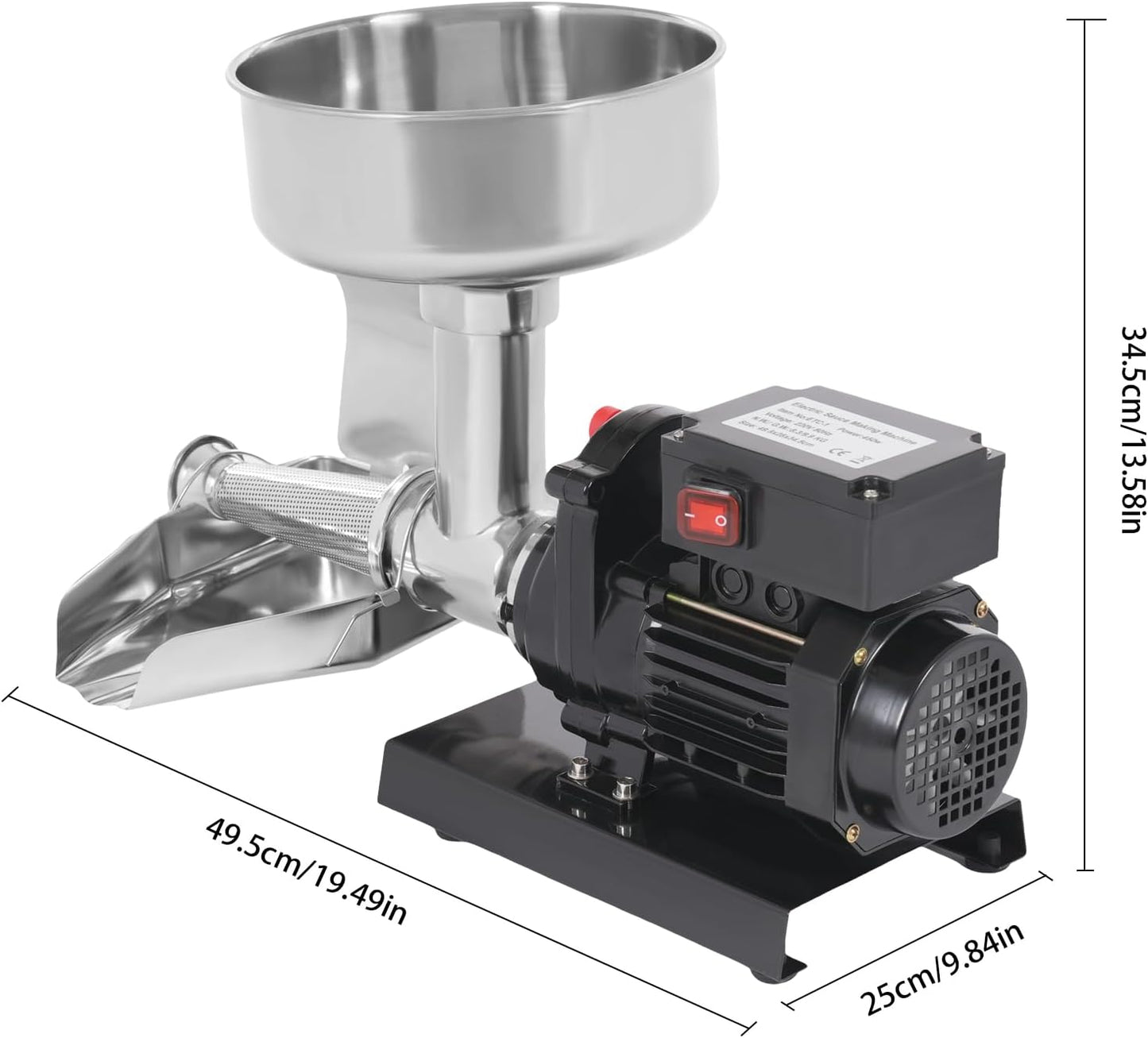 Presse à tomates électrique عصّارة طماطم كهربائية 450 واط