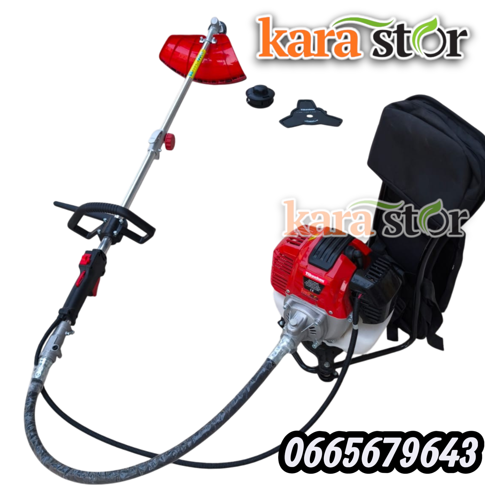 52CC  الة حش العشب محمولة على الظهر 3 حصان