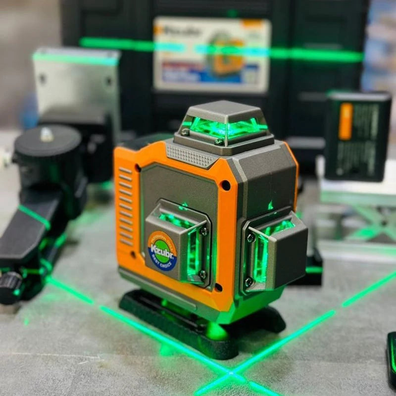NIVEAUX LASER 16 L 4D kzubr جهاز تعيين المستوى