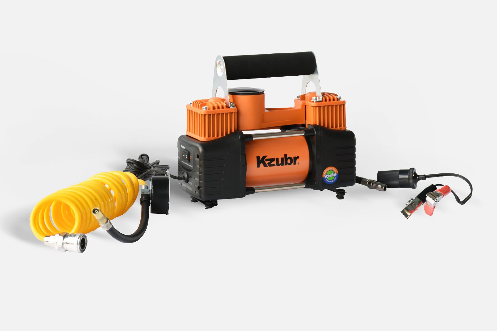 منفاخ إطارات سيارات مزدوج الأسطوانة بقوة 150 PSI