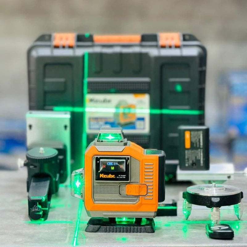 NIVEAUX LASER 16 L 4D kzubr جهاز تعيين المستوى